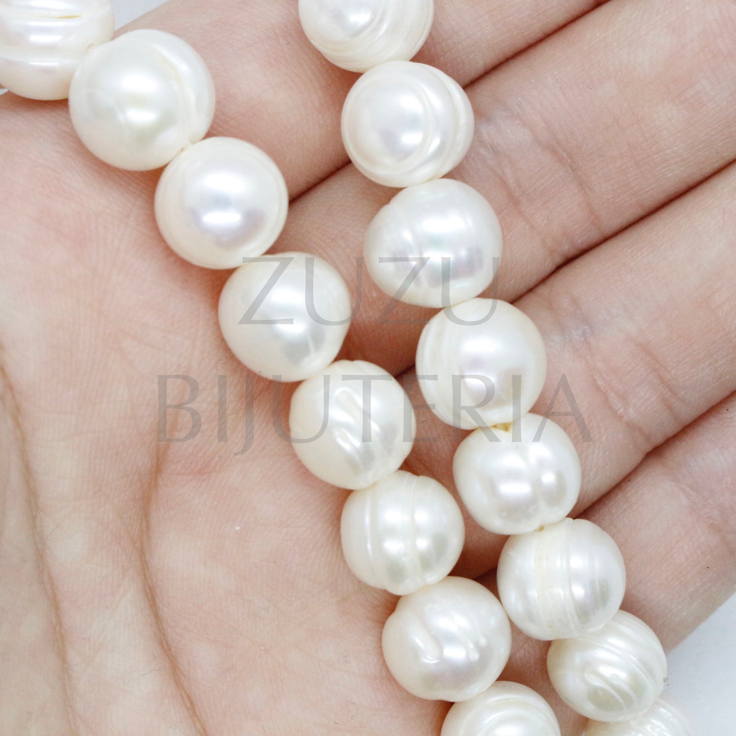 Natural Pearl String 10mm (hole 0.8mm)