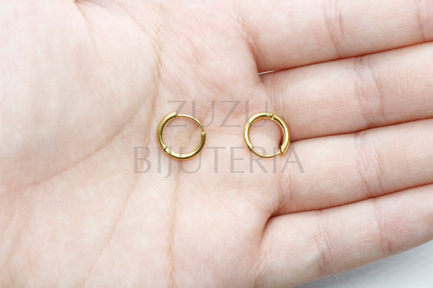 10mm Hoop Earring - Stainless Steel