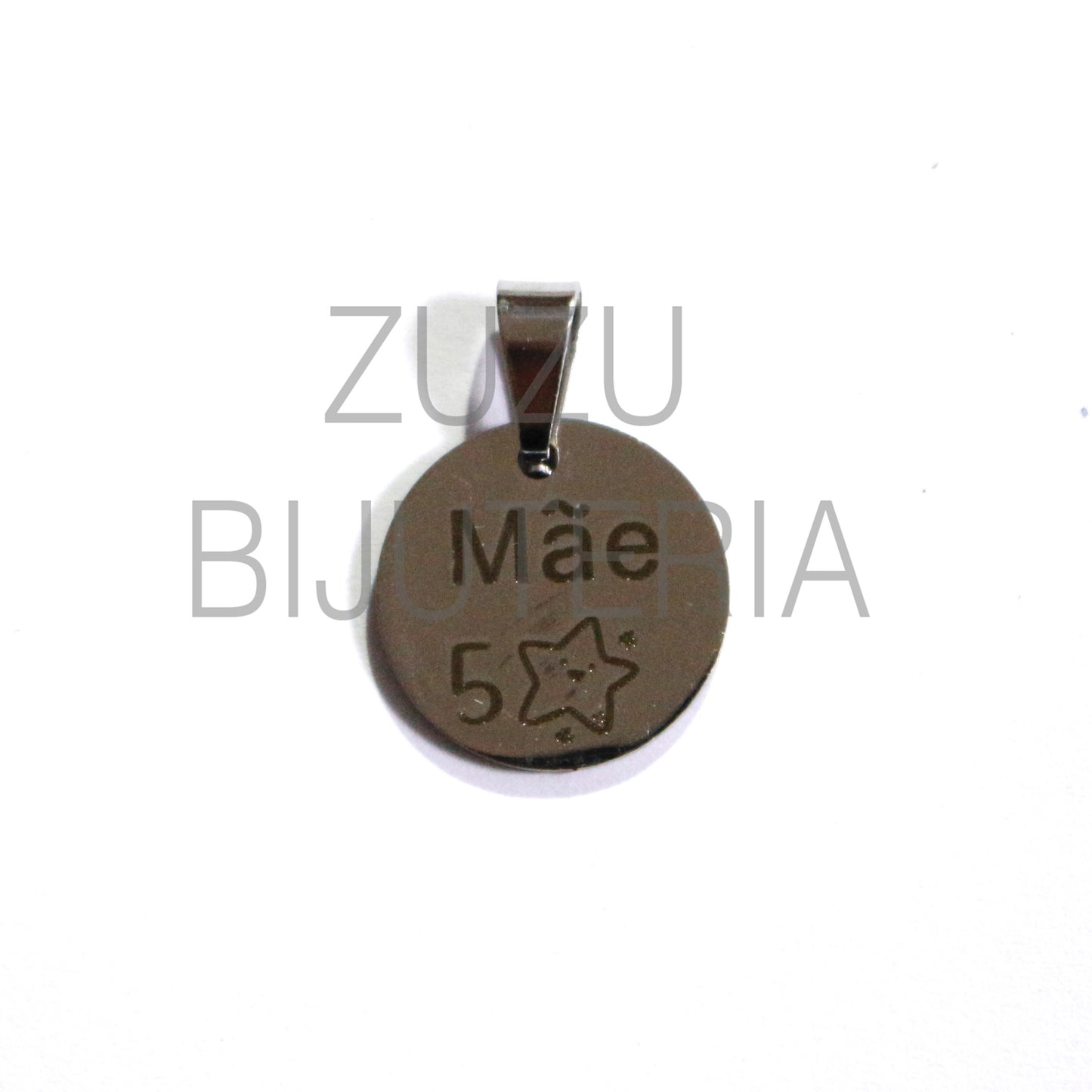 Medalha Mãe - Aço Inox