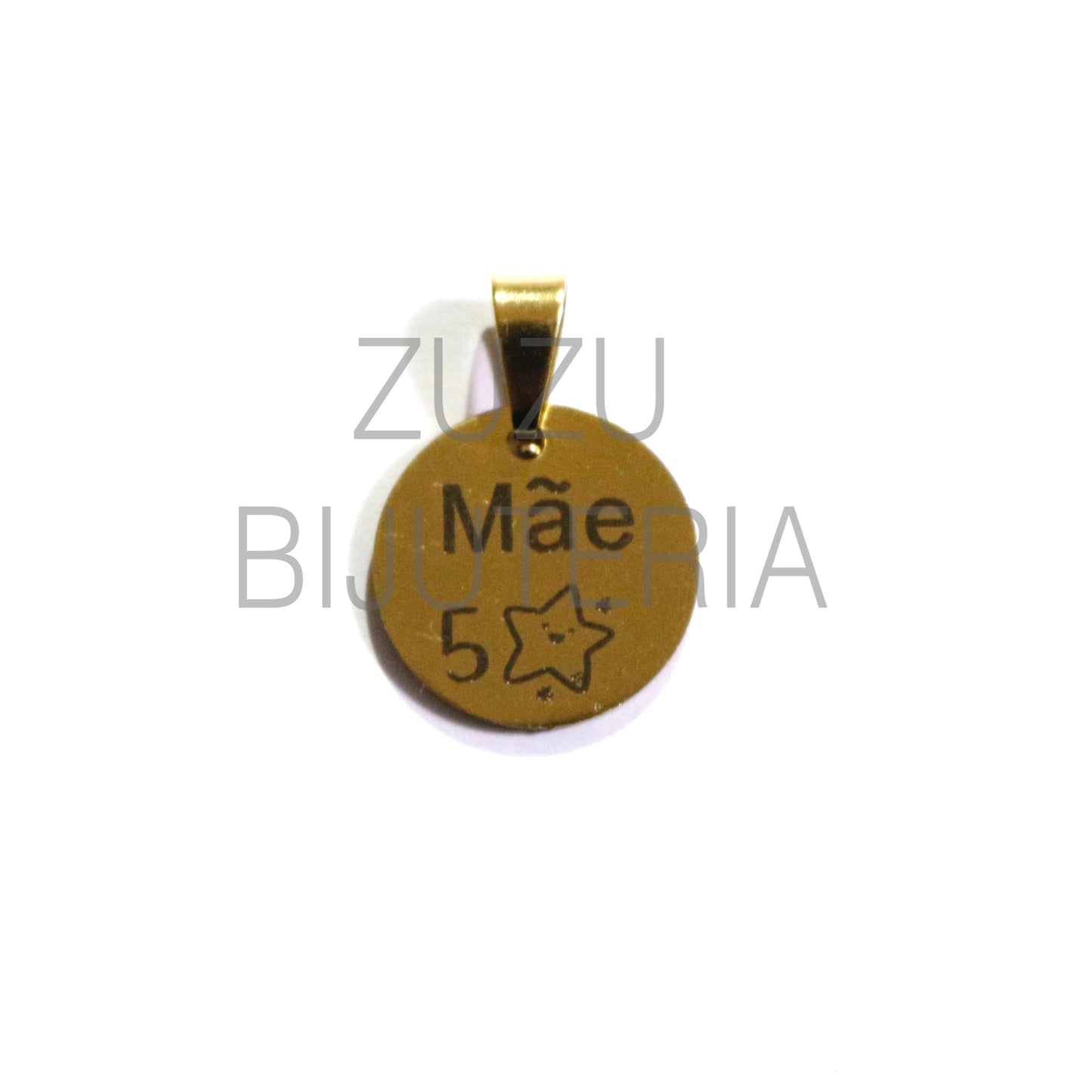 Medalha Mãe - Aço Inox