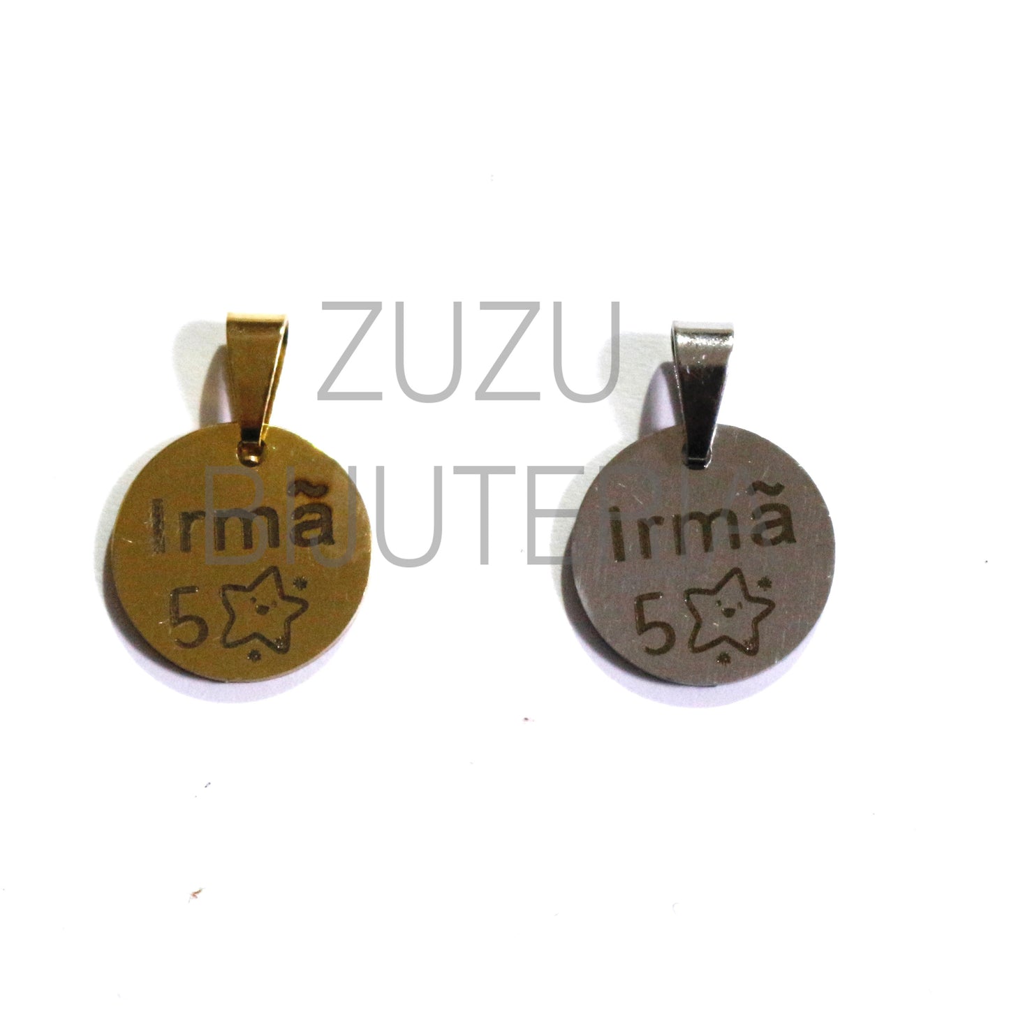 Medalha Irmã - Aço Inox