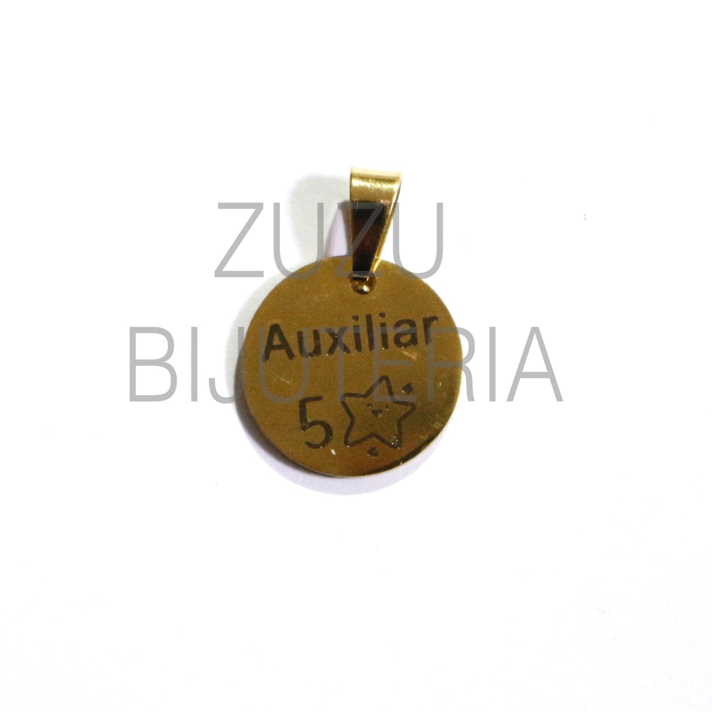 Medalha Auxiliar - Aço Inox