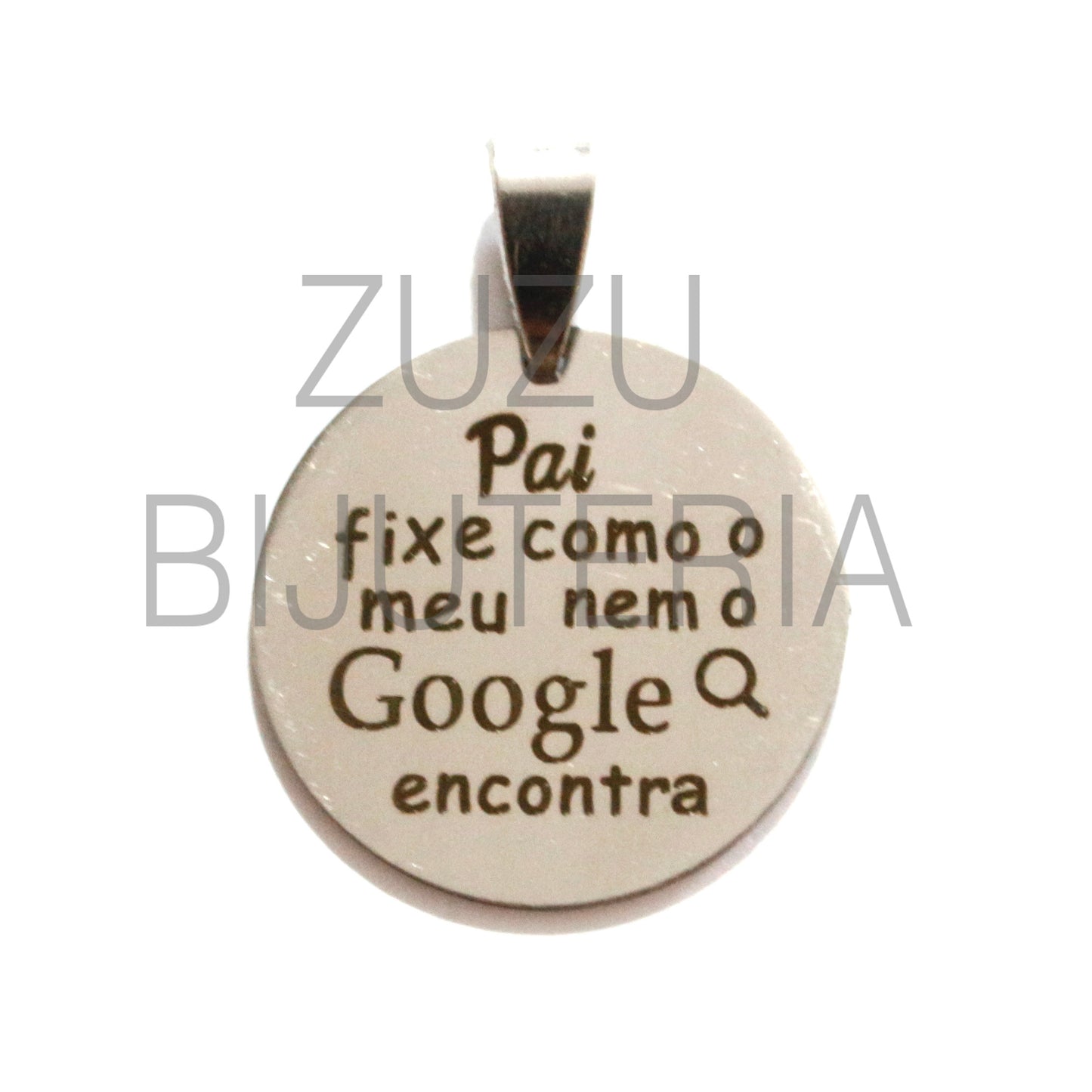 Medalha Pai - Aço Inox