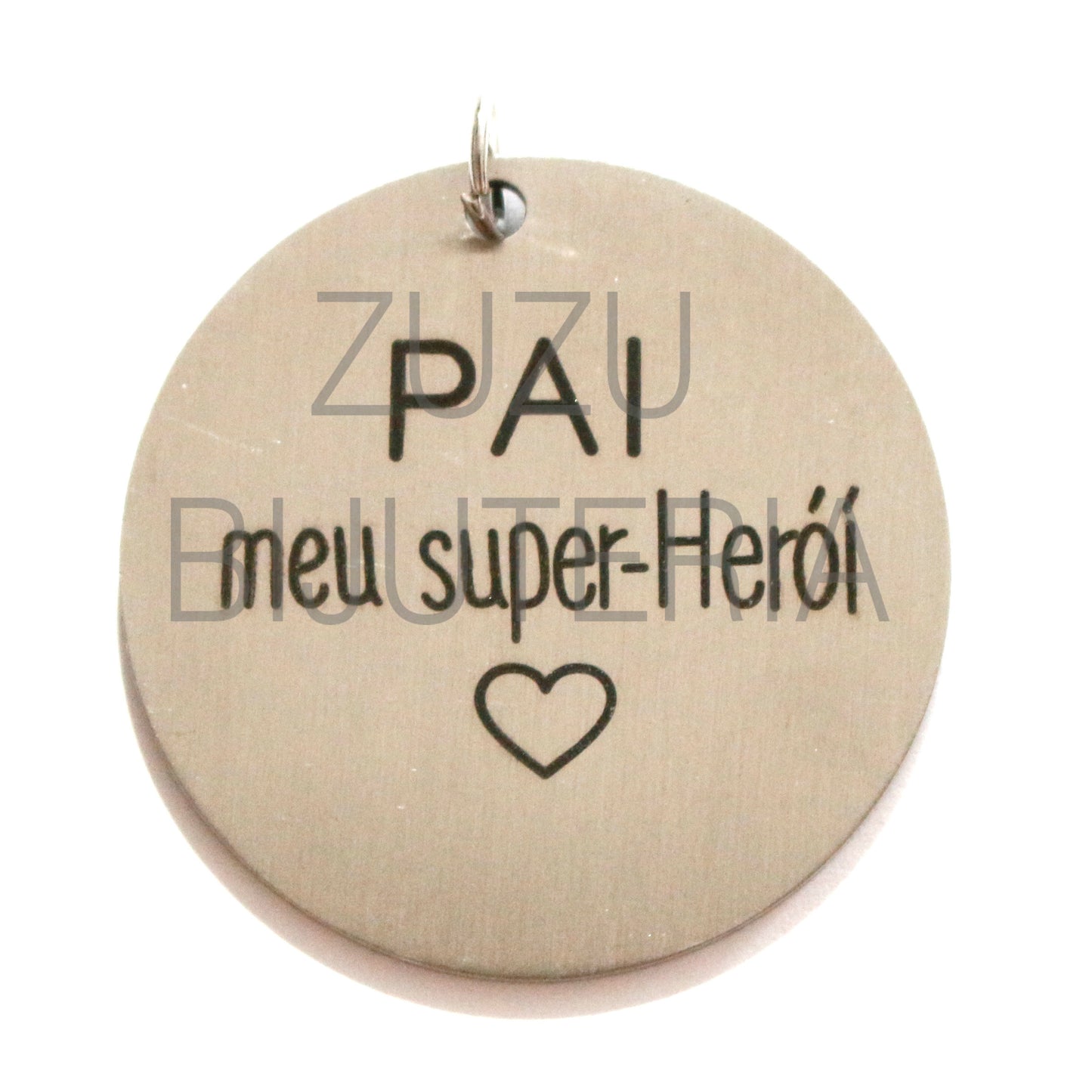 Medalha Pai - Aço Inox