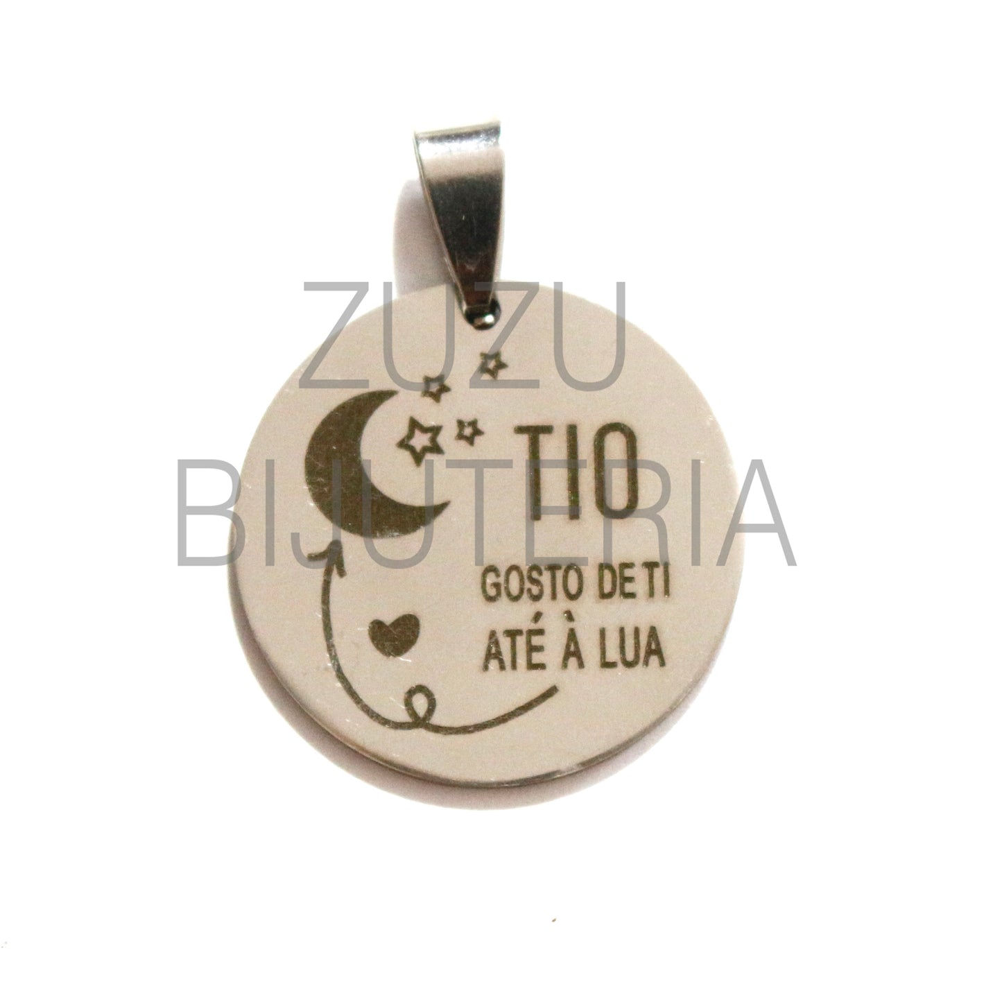 Medalha Tio - Aço Inox