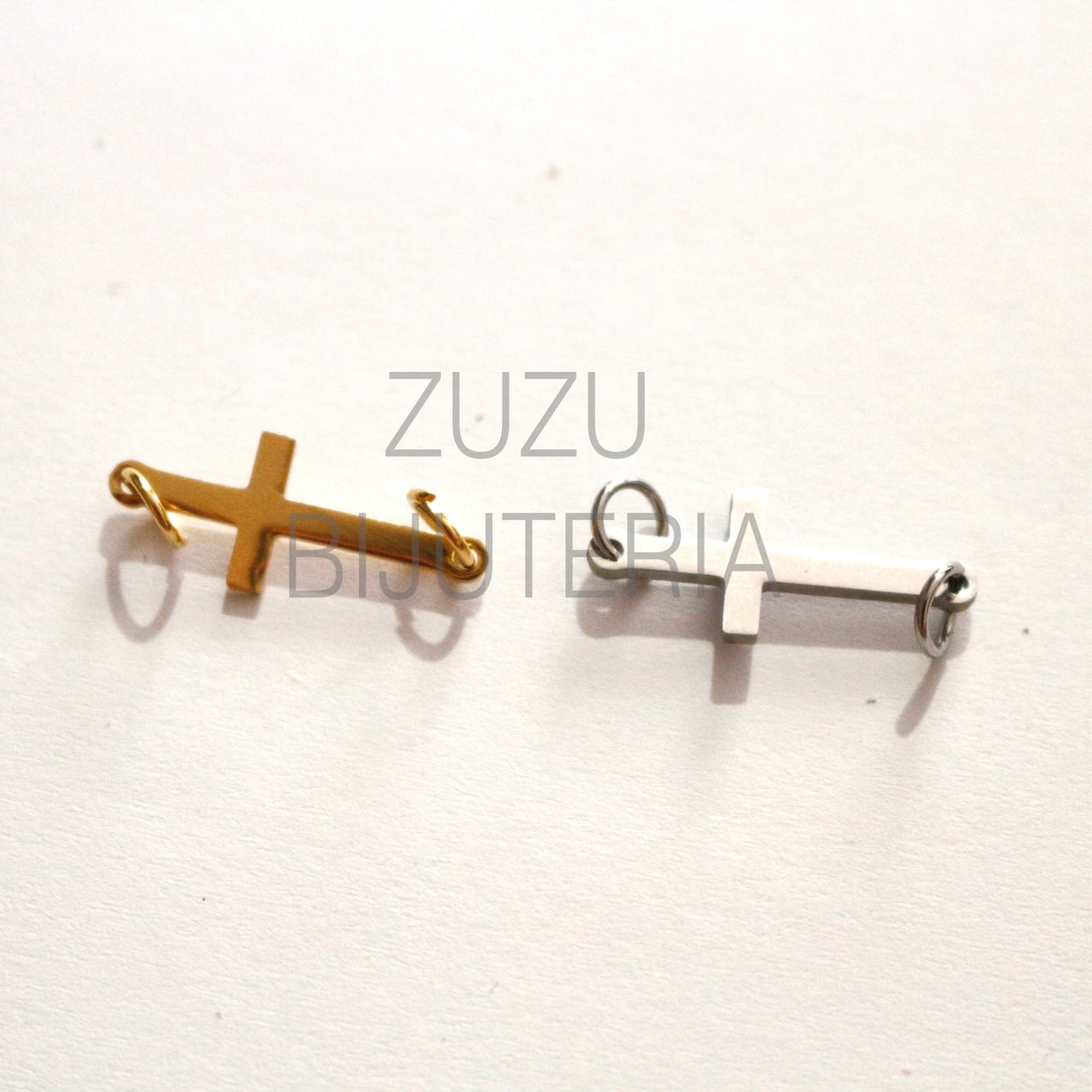 Cross Pendant / Inset - Stainless Steel