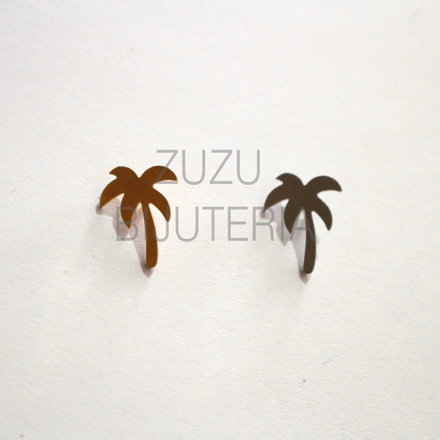 Palm Tree Pendant - Stainless Steel