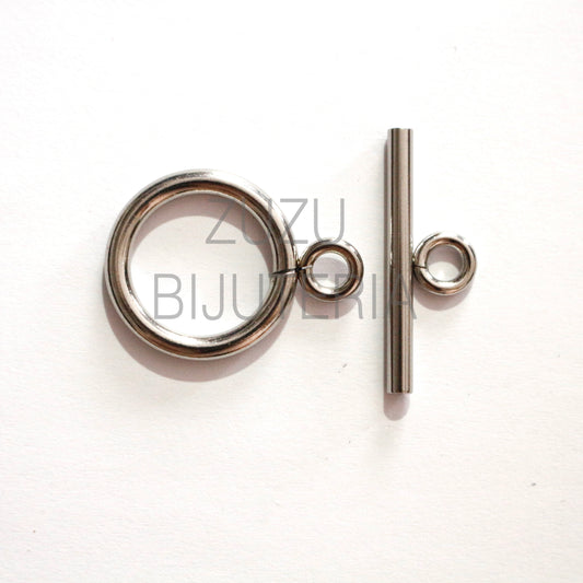 Silver T Clasp (5mm thickness) - Stainless Steel