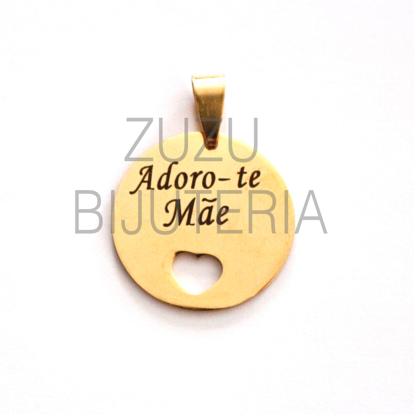 Medalha Mãe - Aço Inox