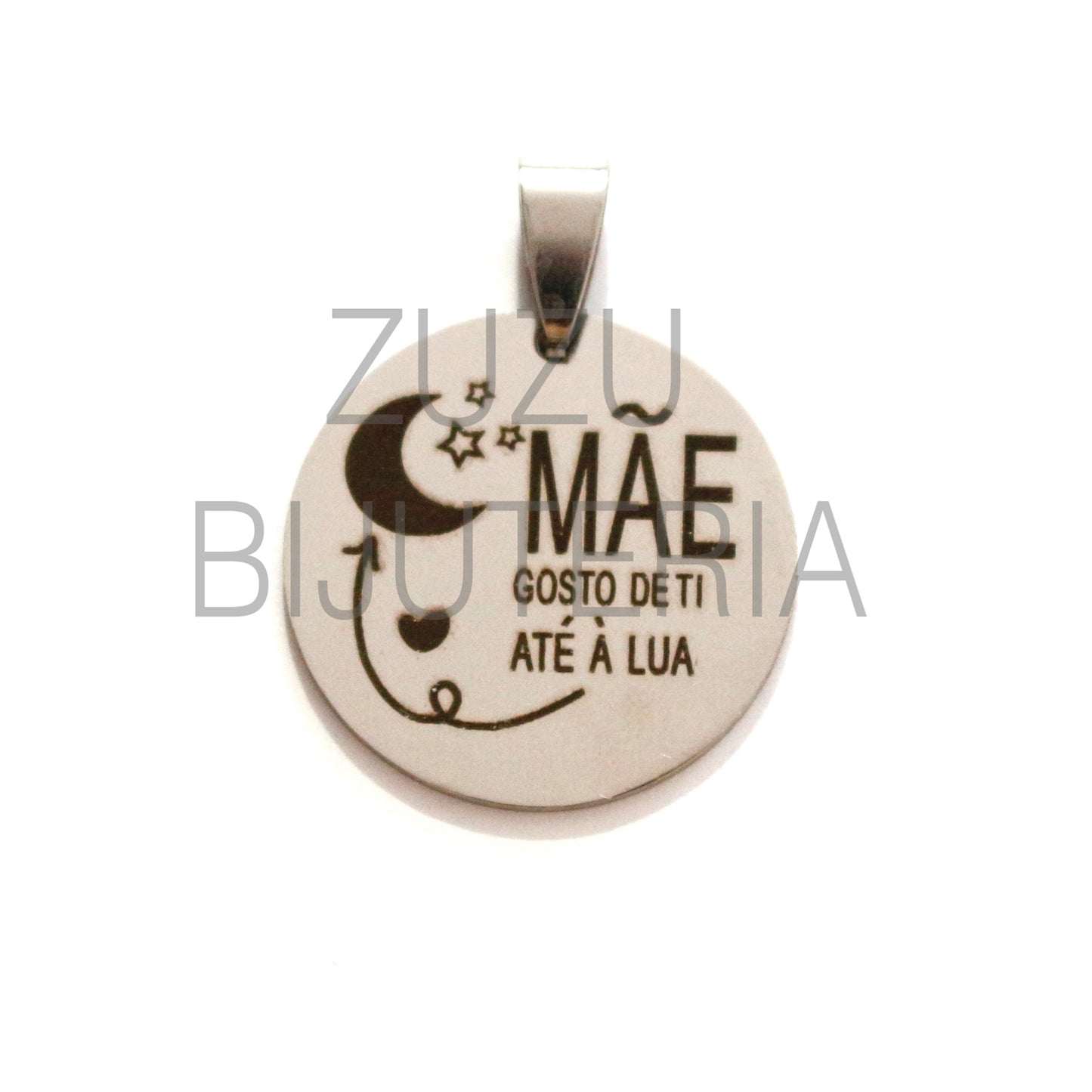 Medalha Mãe - Aço Inox