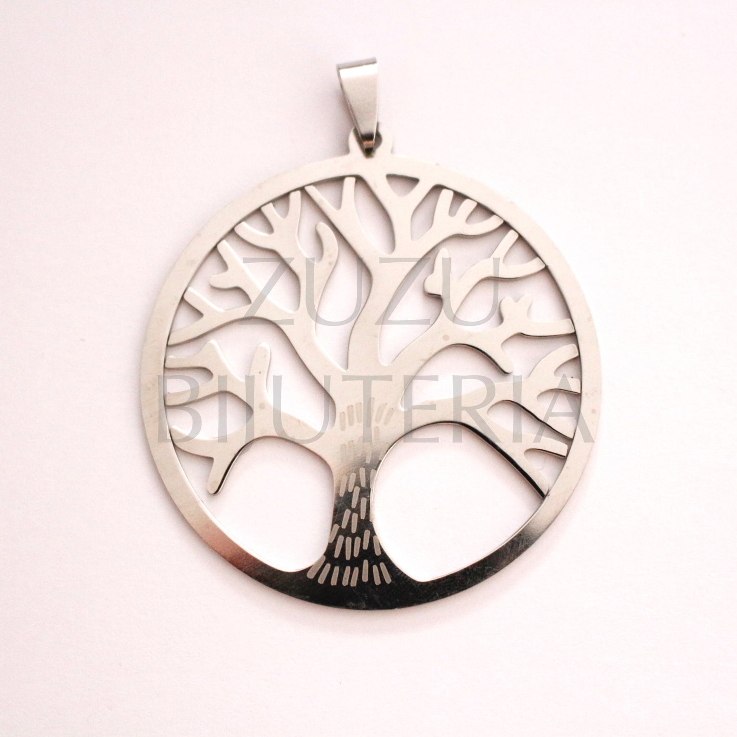 Tree Pendant - Stainless Steel