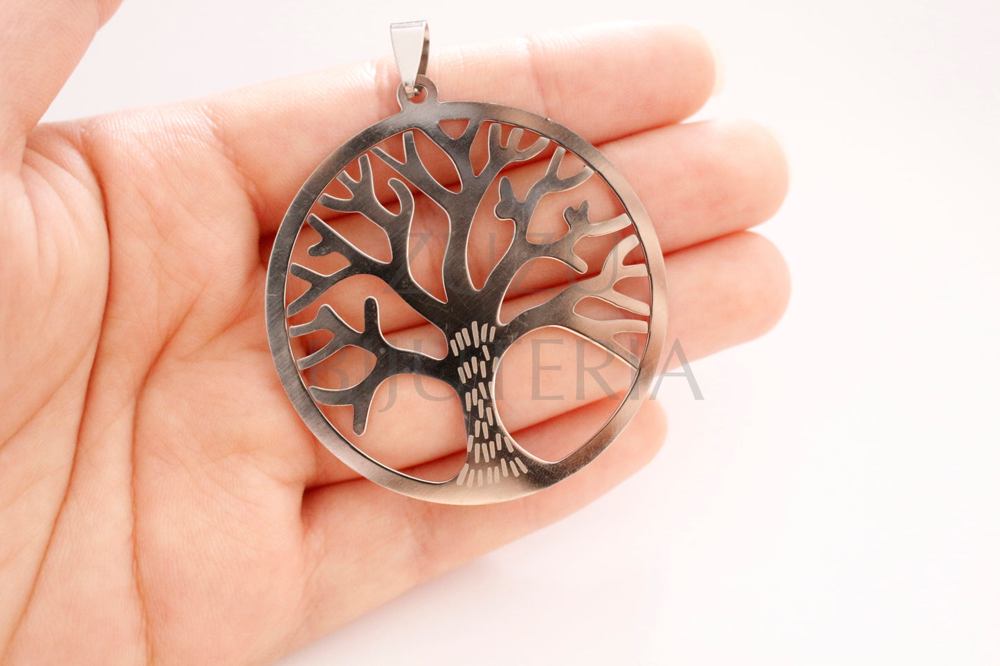 Tree Pendant - Stainless Steel