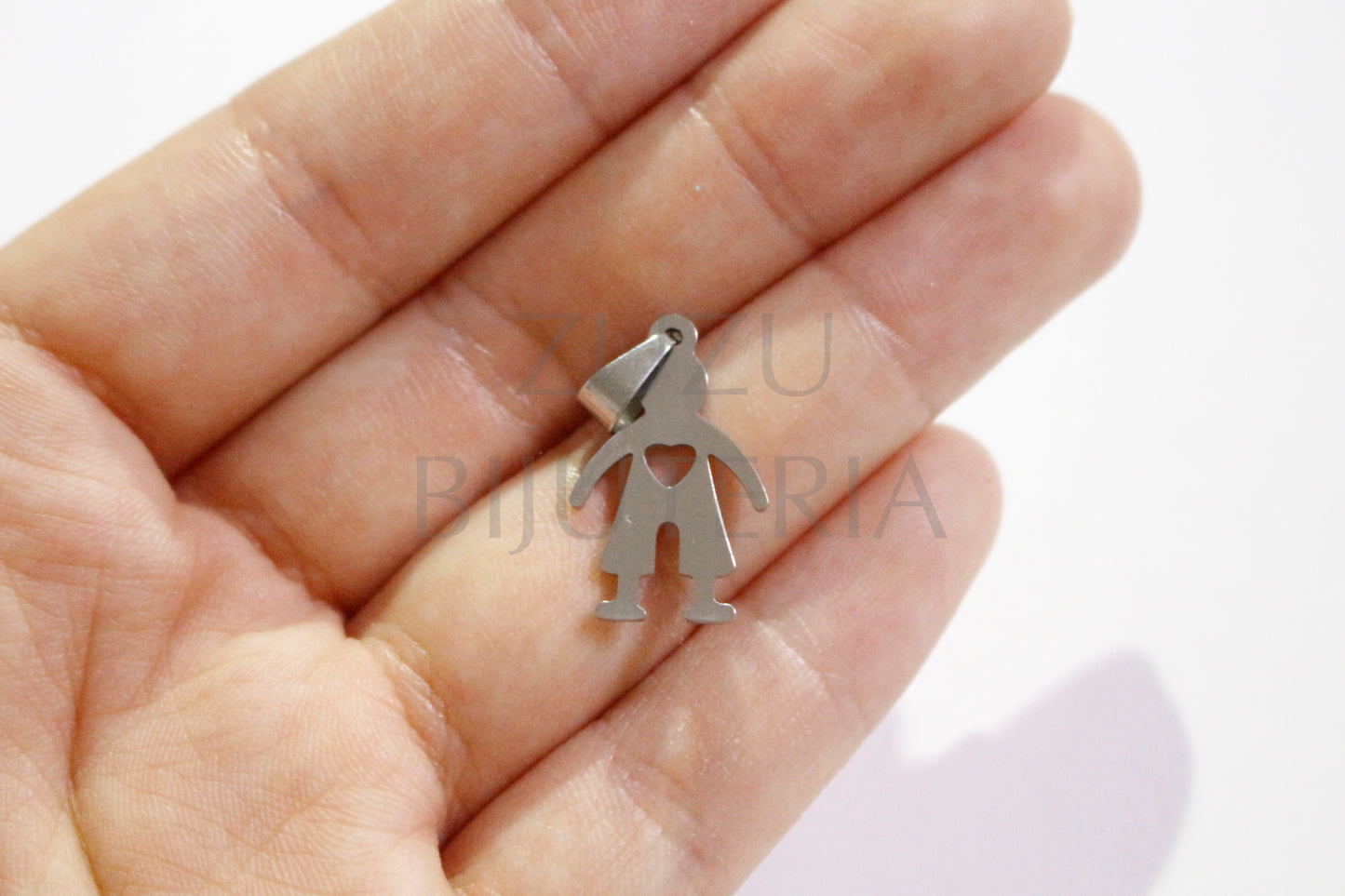 Boy Pendant - Stainless Steel