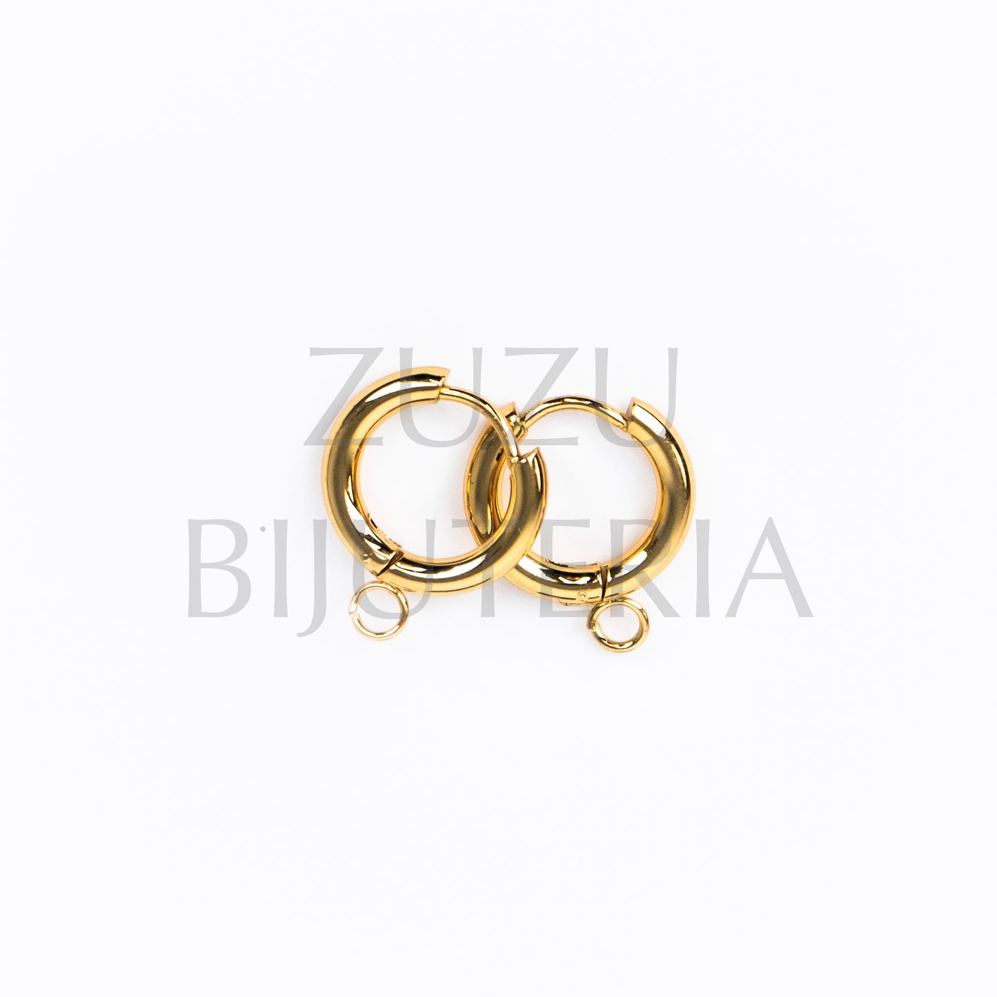 Base Brinco Argola Dourado - Aço Inox